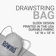 I'd Rather Be Rowing Drawstring Backpack