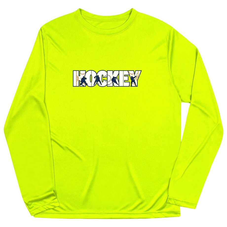Hockey Long Sleeve Performance Tee - Hockey Life