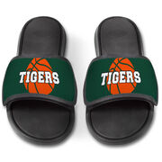 Basketball Repwell&reg; Slide Sandals - Basketball with Text