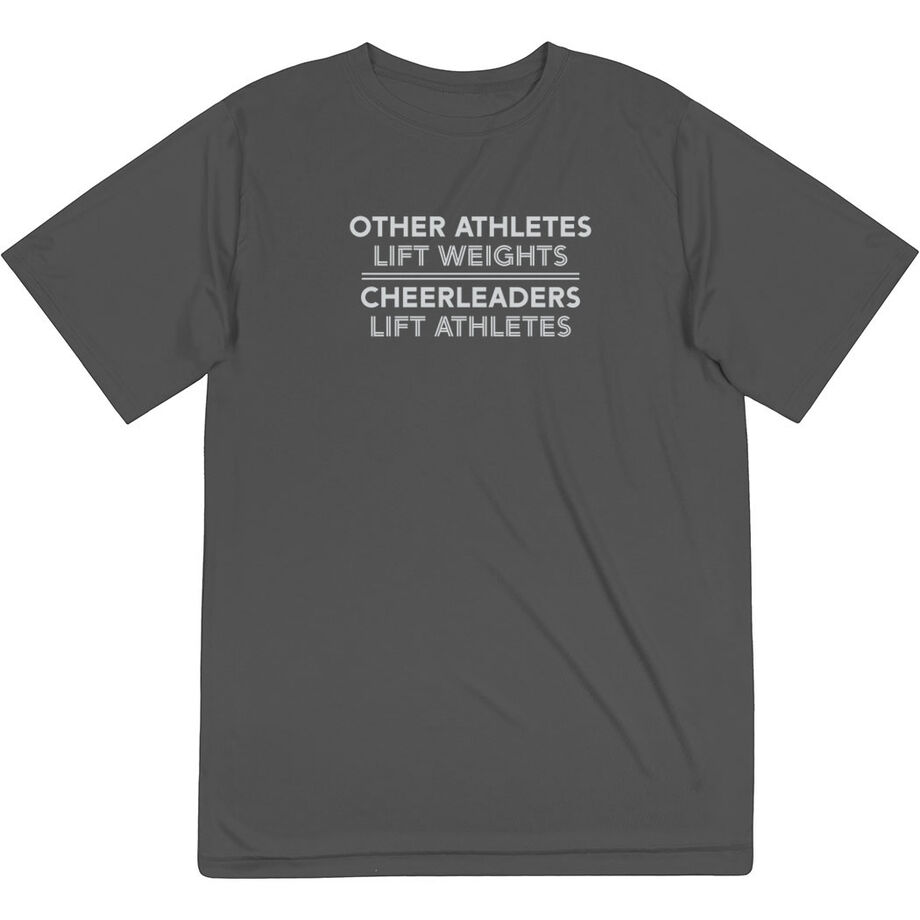 Athletes Life Weights Cheerleaders Lift Athletes T-Shirt