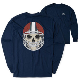 Football Tshirt Long Sleeve - Game Face (Back Design)