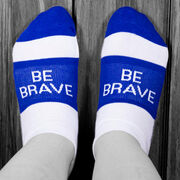 Socrates&reg; Woven Performance Sock Be Brave (Royal)