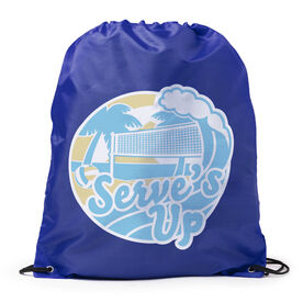 Volleyball Drawstring Backpack - Serve's Up