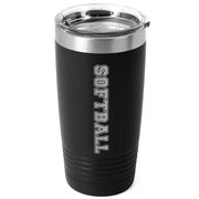 Softball 20 oz. Double Insulated Tumbler - Softball