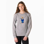 Hockey Tshirt Long Sleeve - Puck The Hockey Dog