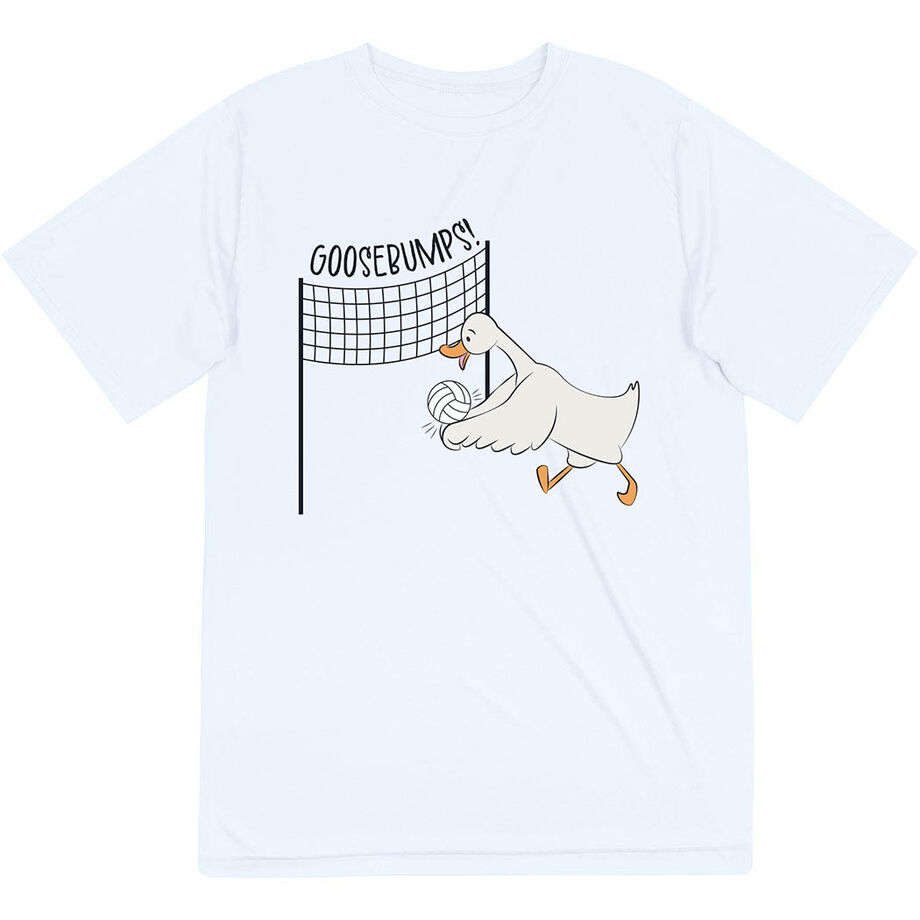 Volleyball Short Sleeve Performance Tee - Goosebumps