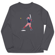 Softball Long Sleeve Performance Tee - Softball Star