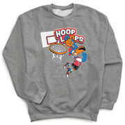 Basketball Crewneck Sweatshirt - Hoop Loops