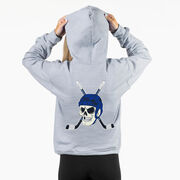 Hockey Hooded Sweatshirt - Chill to the Bone (Back Design)