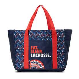 Lacrosse Tote Bag - Eat Sleep Lacrosse