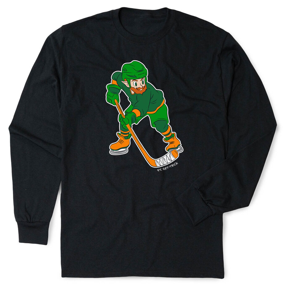 Hockey Tshirt Long Sleeve - St. Hat-Trick