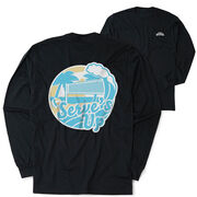 Volleyball Tshirt Long Sleeve - Serve's Up (Back Design)