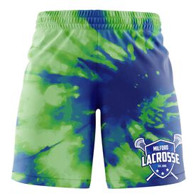 Custom Team Shorts - Guys Lacrosse Tie-Dye