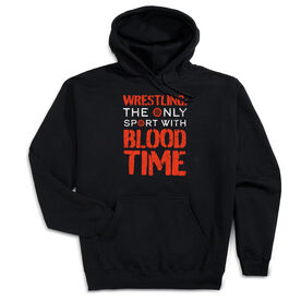 Wrestling Hooded Sweatshirt - Blood Time