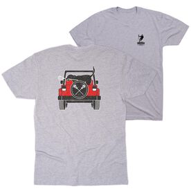 Guys Lacrosse Short Sleeve T-Shirt - Chillax Cruiser (Back Design)