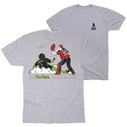 Baseball Short Sleeve T-Shirt - How The Pinch Stole Home (Back Design)