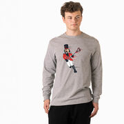 Guys Lacrosse Tshirt Long Sleeve - Crushing Goals