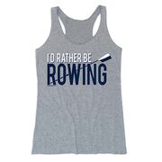 Crew Women's Everyday Tank Top - I'd Rather Be Rowing