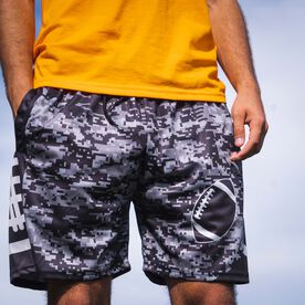 Digital Camo Football Shorts