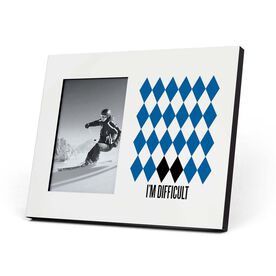 Skiing and Snowboarding Photo Frame - I'm Difficult