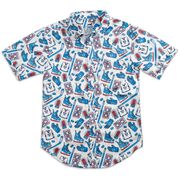 Hockey Performance Short Sleeve Button Down Shirt - Hockey Time