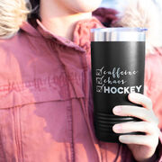 Hockey 20oz. Double Insulated Tumbler - Caffeine, Chaos and Hockey