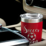 Soccer 20oz. Double Insulated Tumbler - Soccer Mom