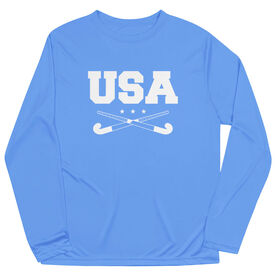 Field Hockey Long Sleeve Performance Tee - USA Field Hockey