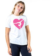 Gymnastics Short Sleeve T-Shirt - Gymnast Heart