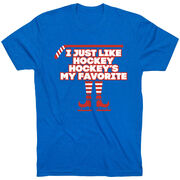 Hockey Short Sleeve T-Shirt - Hockey's My Favorite