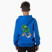 Hockey Hooded Sweatshirt - St. Hat-Trick (Back Design) 