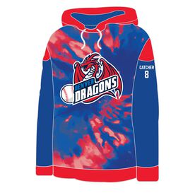 ChalkTalk Custom Team Hoodie - Baseball Tie-Dye