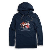Men's Wrestling Lightweight Hoodie - Wrestling Reindeer