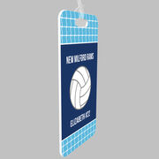 Volleyball Bag/Luggage Tag - Personalized Volleyball Team with Ball