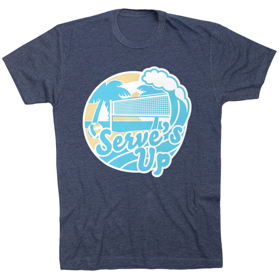 Volleyball Short Sleeve T-Shirt - Serve's Up
