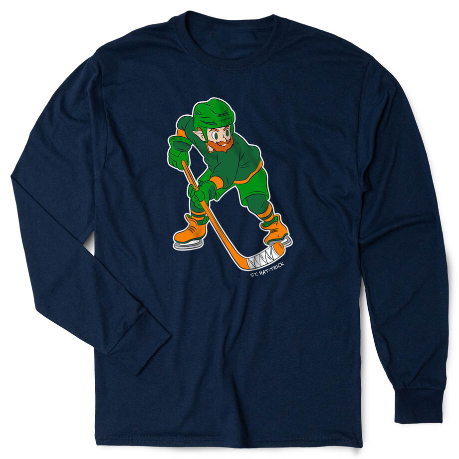 Hockey Tshirt Long Sleeve - St. Hat-Trick