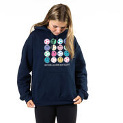 Soccer Hooded Sweatshirt - Soccer Makes Me Happy