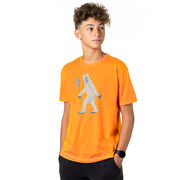 Guys Lacrosse Short Sleeve T-Shirt - Yeti (Walking)