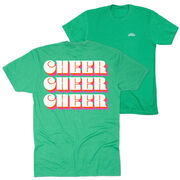 Cheerleading Short Sleeve T-Shirt - Retro Cheer (Back Design)