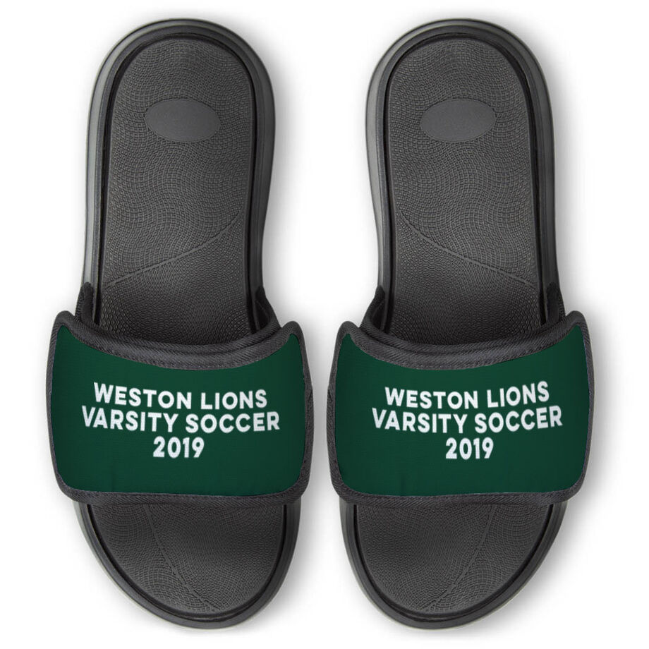 Personalized Repwell&reg; Slide Sandals - Your Text