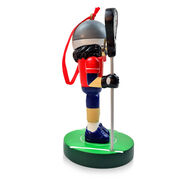 Guys Lacrosse Nutcracker Resin Ornament