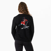 Hockey Crewneck Sweatshirt - Crushing Goals (Back Design)