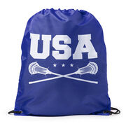 Guys Lacrosse Drawstring Backpack - USA Lacrosse