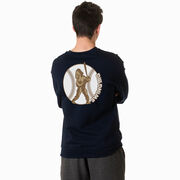 Baseball Crewneck Sweatshirt - Baseball Bigfoot (Back Design)