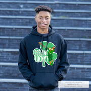Baseball Hooded Sweatshirt - Feelin' Lucky Baseball