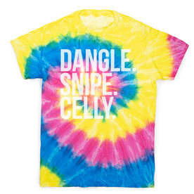 Hockey Short Sleeve T-Shirt - Dangle Snipe Celly Tie Dye