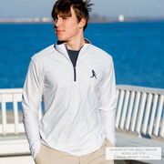 Baseball Quarter Zip - Pinstripes