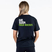 Field Hockey Short Sleeve T-Shirt - Eat. Sleep. Field Hockey. (Back Design)