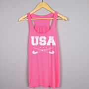 Field Hockey Flowy Racerback Tank Top - USA Field Hockey