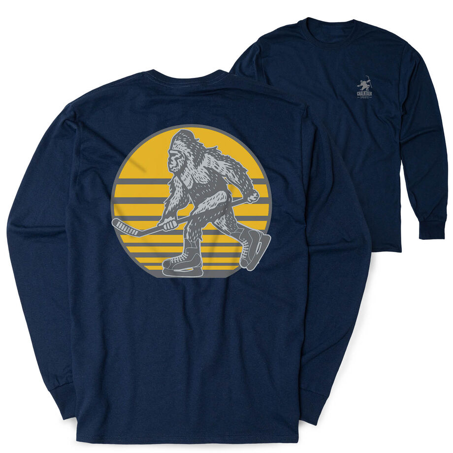 Hockey Tshirt Long Sleeve - BigSkate (Back Design)